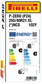Pirelli 255/40R21 102Y Xl P-Zero * Ncs P-Zero Pz4 A-B-71 Yaz Oto Lastiği (Üretim Yılı: 2025) thumbnail 2
