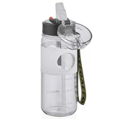 pipetli askılı 600 ml suluk vagon plastic bottle matara - 8