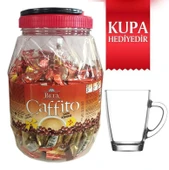 Beta Caffıto 3'ü1 Arada Sütlü Köpüklü Pet Kavanoz 36x18 g, Cam Kupa Hediyeli,Pet Kavanoz Ambalajda - 1