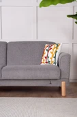 Kilim Mobilya Bohera Bohem Koltuk Üç Kişilik Koltuk Gri - 4