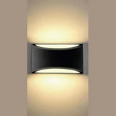 Ip Aplik duvar apliği dekortif açık alan dış mekan lamba aydınlatma ışık Su geçirmez Bahçe Led Modern Doğal Beyaz A-IPD-5163 - 8