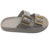 PalmPace | Kadın Eva Lastik Çift Tokalı Terlik thumbnail 3