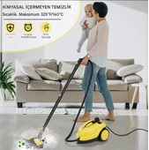 QASUL Çok Amaçlı Profesyonel Ev Tipi Yüksek Basınç ve Sıcaklık Buharlı Temizleyici Süpürge - 2