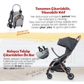 Huggy Easy Go Kabin Boy Otomatik Katlanır Bebek Arabası - 5