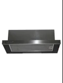 EXEP F6-ECR INOX PANEL SÜRGÜLÜ SİYAH ASPİRATÖR - 1