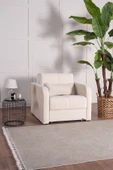 Kilim Mobilya Adonis Tekli Refakatçi Koltuğu Krem (tek Kişilik Yatak Olabilen Koltuk ) - 2