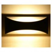 Ip Aplik duvar apliği dekortif açık alan dış mekan lamba aydınlatma ışık Su geçirmez Bahçe Led Modern Doğal Beyaz A-IPD-5163 - 9