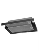 EXEP F6-ECR INOX PANEL SÜRGÜLÜ SİYAH ASPİRATÖR - 3