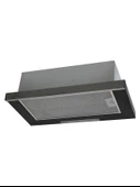EXEP F6-ECR INOX PANEL SÜRGÜLÜ SİYAH ASPİRATÖR - 2