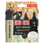 Stabilo Boss Nature Fosforlu Kalem 4 Renk - 70/4-2-3 - 2