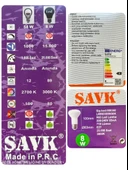 (10 Adet) Şavk 8W (54W) Sarı Işık (3000K) E27 Duylu (Kalın Duy) Led R63 Ampul thumbnail 4