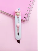 Mini Şekilli Maket Bıçağı - Sevimli Dondurma - 1