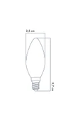 Rustik LED Ampul 6W 3000K E14 Gün Işığı 10'lu ERD-237 - 2