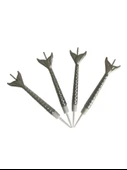 Deniz Kızı Renkli Gümüş Mum 11 cm - 1