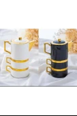 ACAR PORJ-05214 STELLA PORSELEN 2 Lİ KAHVE FİNCAN TAKIMI - 1