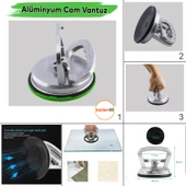 Tekli Vantuz Cam Vantusu Vakumlu Cam Fayans Ahşap Tutucu Taşıma Araba Kaporta Göcük Çektirme Plastik - 2