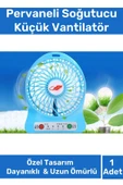 Premium Usb Şarjlı 3 Kademeli Sessiz Taşınabilir Mini Fan Pervaneli Soğutucu Küçük Vantilatör thumbnail 1