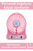 Premium Usb Şarjlı 3 Kademeli Sessiz Taşınabilir Mini Fan Pervaneli Soğutucu Küçük Vantilatör thumbnail 1