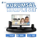 Lenovo Thinkcentre M710Q Mini PC  Asus 24 inç Full HD IPS Monitör  Klavye ve Mouse Seti  6 Ay Garanti ile Full Çalışma Seti! - 1