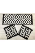 EFE Oto Koltuk Kilim Seti Siyah Beyaz - 4