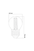 LED Ampul 6W 3000K E27 (Gün Işığı) 3'lü ERD-239 - 2