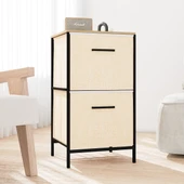 Çok Amaçlı Dolap 2 Çekmeceli Orta Boy Komodin Sehpa Çam 1607 - 1