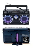 Nostalji Radyo RGB Işıklı 10W Gücünde Kaliteli Yüksek Sesli Çift Hoparlör - 3