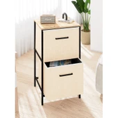 Çok Amaçlı Dolap 2 Çekmeceli Orta Boy Komodin Sehpa Çam 1607 - 2