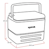 IGLOO EliteCore Buzluk 8.2 Litre-KIRMIZI - 2