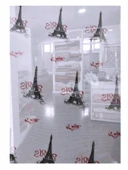 Taç tül perde-Paris motifli - 2