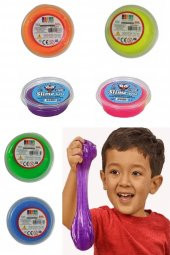 Pofuduk Slime 6 lı MİNİ Slaym Oyun Hamuru Slaym Stres Topu - 1