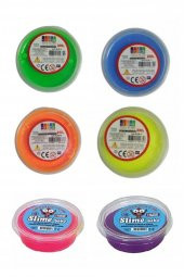 Pofuduk Slime 6 lı MİNİ Slaym Oyun Hamuru Slaym Stres Topu - 4