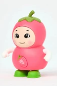 Işıklı ve Müzikli Danseden Çilek Oyuncak – 17 cm, Minikler İçin Eğlencenin Adı! - 4