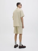 JACK JONES Erkek Pamuklu Kısa Kollu Gömlek 12274798 thumbnail 4