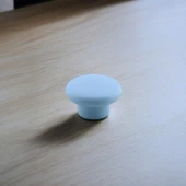 Bohem Mavi Mantar Kulp Düğme 1 ADET Çekmece Mutfak Mobilya Dolabı Dolap Kulpu Kulbu Plastik Kulp - 2