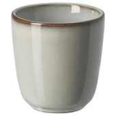 Gladelig 4 Adet Espresso Fincanı, Gri, 10 cl Kumlu-Sırlı Yüzey, thumbnail 1