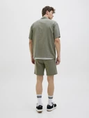 JACK JONES Erkek Pamuklu Kısa Kollu Gömlek 12274798 thumbnail 7