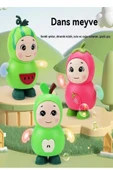 Işıklı ve Müzikli Danseden Çilek Oyuncak – 17 cm, Minikler İçin Eğlencenin Adı! - 6