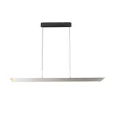 Apliqa Late Gri Sıralı Yemek Masası Üstü 30 Watt Modern Sarkıt Salon Led Avize thumbnail 5