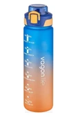 pipetli askılı 1000 ml suluk vagon plastic bottle matara 1 litre - 2