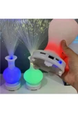 Bluetooth Hoparlör Püsgüllü Vazo Tasarımlı Kumandalı 17 Çeşit Rengarenk RGB Ledli Zarif - 2