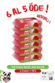 Gül Kokulu Bebek Islak Havlusu 90'lı 6 Al 5 Öde ve Rosie thumbnail 1