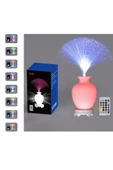 Bluetooth Hoparlör Vazo Tasarımlı Püsgüllü Kumandalı 17 Çeşit Rengarenk RGB Ledli - 1