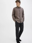 JACK JONES Keten Rahat Kesim Erkek Pantolon 12274977 - 3