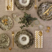 Emsan Ottoman Toprak 24 Parça 6 Kişilik Yemek Takımı - 1