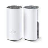 TP-Link Deco E4 (2-Pack), AC1200 Mbps, Dual-Band, 10/100Mbps Portları, 100 Cihaza Kadar Bağlanılabilirlik,  260 m²'ye Kadar Kapsama, Mobil Uygulama ile Kolay Kurulum, Wi-Fi 5 Mesh Sistemi - 2