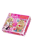 FABBATOYS Süper Renkli 2si1 arada Puzzle Set - Barbie / 54+70 Parça Puzzle - 1
