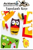 Sarı Yapışkanlı Keçe 50x70 cm 3 Adet 2.0 mm Kendinden Yapışkanlı Renkli Hobi Keçesi Elişi Keçe Kumaşı Anasınıfı - 5