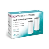 TP-Link Deco E4 (2-Pack), AC1200 Mbps, Dual-Band, 10/100Mbps Portları, 100 Cihaza Kadar Bağlanılabilirlik,  260 m²'ye Kadar Kapsama, Mobil Uygulama ile Kolay Kurulum, Wi-Fi 5 Mesh Sistemi - 3