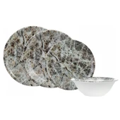 Emsan Ottoman Toprak 24 Parça 6 Kişilik Yemek Takımı - 2